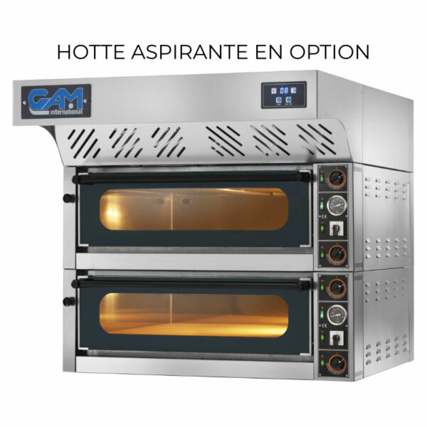 Four à pizza M avec la hotte aspirante en option