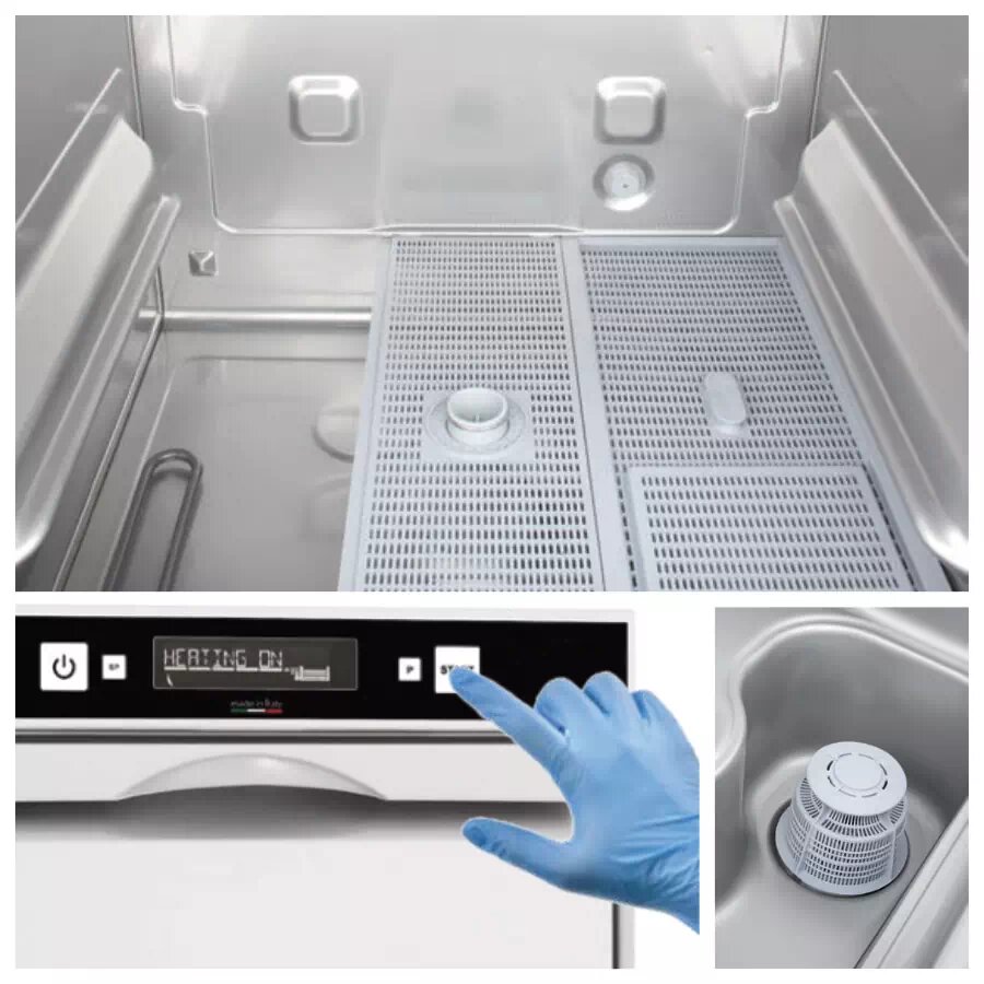 Lave-vaisselle frontal professionnel - panier 50x50 cm - RGD50P